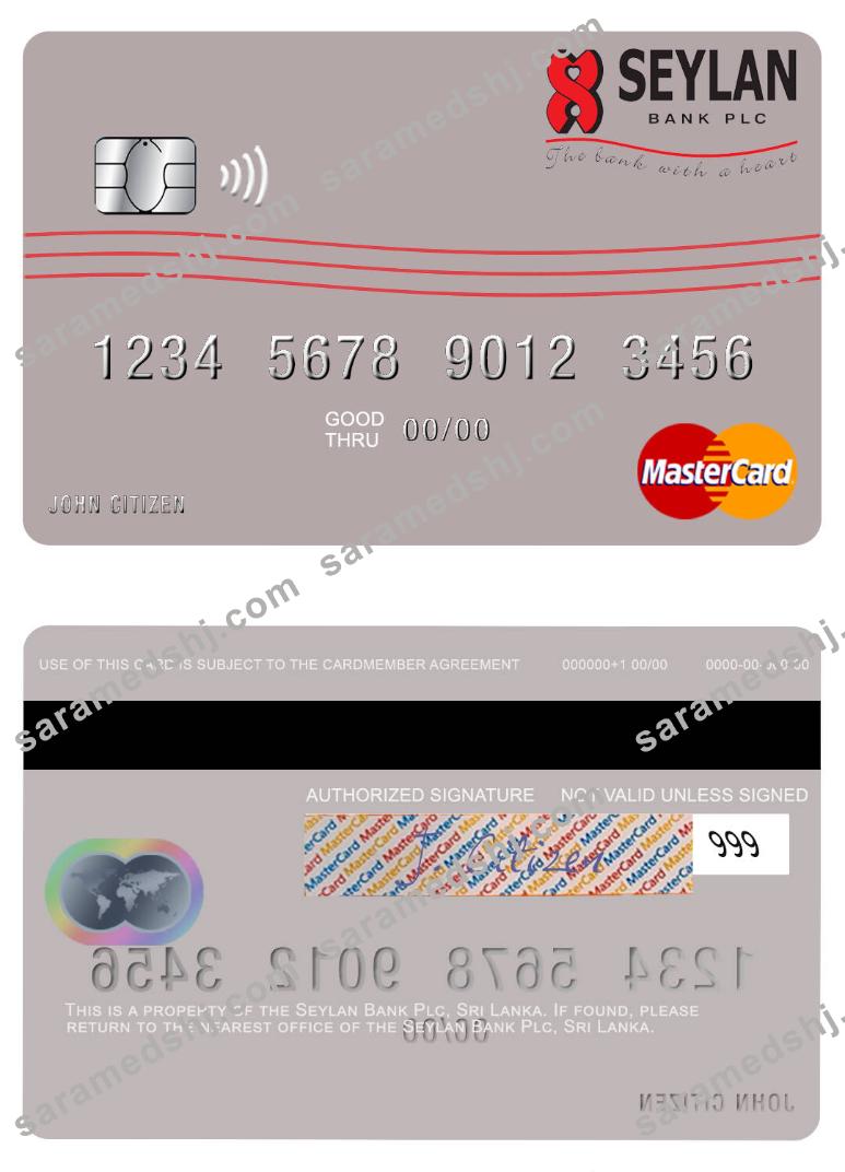 Sri Lanka Seylan Bank Plc mastercard
